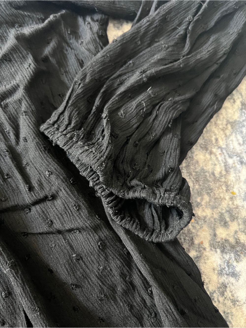 Suzanne Betro Black Blouse with Lace Yoke - Picture 3 of 5